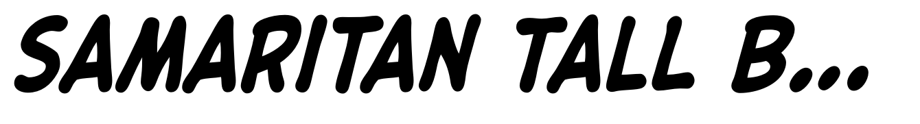 Samaritan Tall Bold Italic